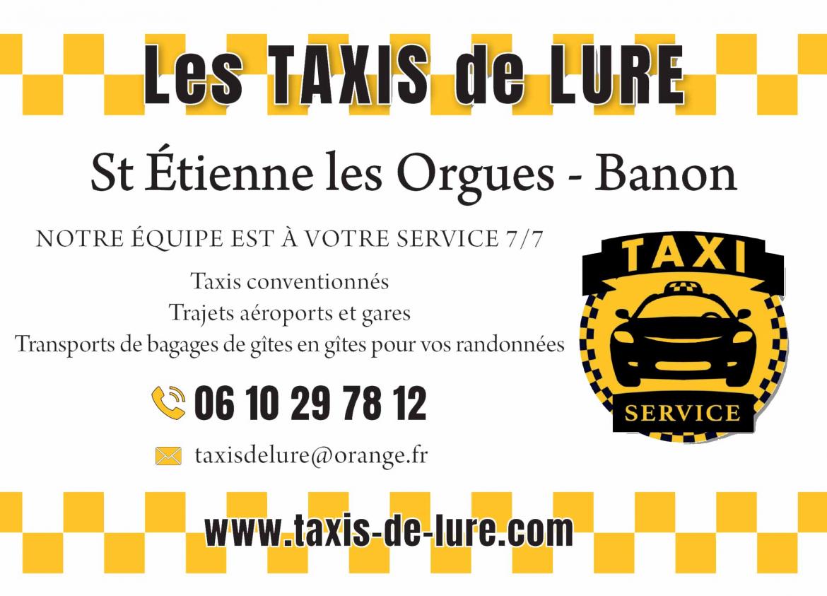 les taxis de Lure Banon et St Étienne les Orgues