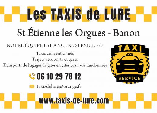 taxis de lure carte de visite