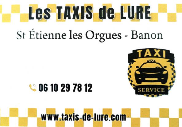 les taxis de Lure Banon et St Étienne les Orgues